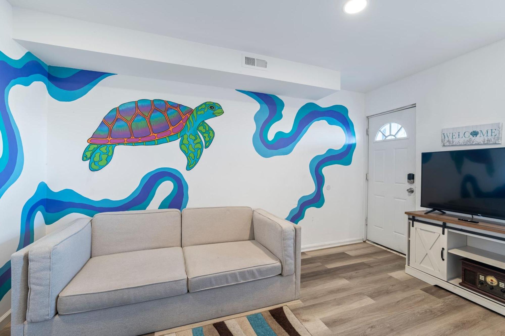 Arcade Nook & New Sea Turtle Mural- 3Br Ατλάντικ Σίτι Εξωτερικό φωτογραφία
